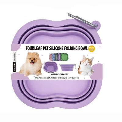 Cucina per cani da compagnia 500/1000ml Capacità Materiale di silicone portatile e ecologico