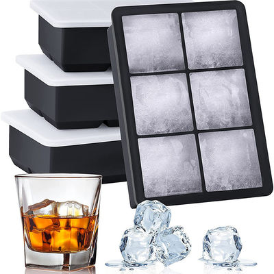 Confezione di piatti quadrati senza BPA per whisky e cocktail