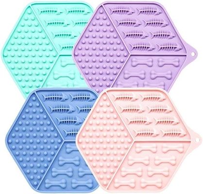 Tipo di articolo Matto per animali domestici a alimentazione lenta Pad di leccatura personalizzato per cani e gatti Matto in silicone