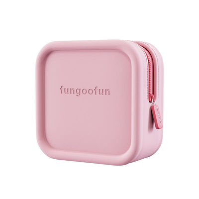 Borsa di trucco per pennello in silicone alla moda con stile di design moderno e logo personalizzato