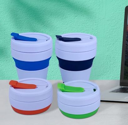 Bottina d'acqua pieghevole e portatile per eventi e tazza da caffè di tasca