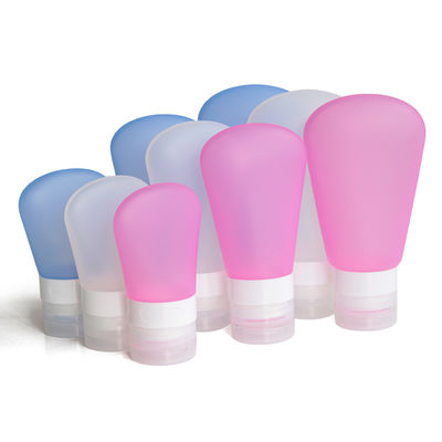 Convenient Kit bottiglia di viaggio in silicone Volume 37ml / o Personalizza 89ml campione campione gratuito