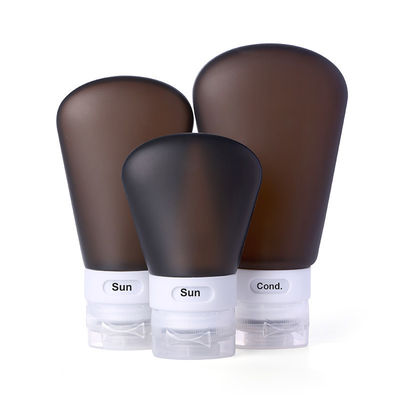 Convenient Kit bottiglia di viaggio in silicone Volume 37ml / o Personalizza 89ml campione campione gratuito