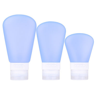 Convenient Kit bottiglia di viaggio in silicone Volume 37ml / o Personalizza 89ml campione campione gratuito