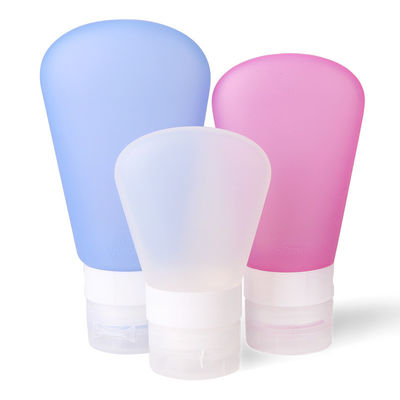 Convenient Kit bottiglia di viaggio in silicone Volume 37ml / o Personalizza 89ml campione campione gratuito