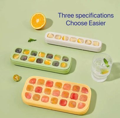 Ice Cube Making 7-Hole 14-Hole e 21-Hole Pressing Ice Box Silicone Modello di produzione di ghiaccio