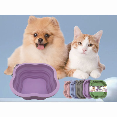 Cucina per cani da compagnia 500/1000ml Capacità Materiale di silicone portatile e ecologico
