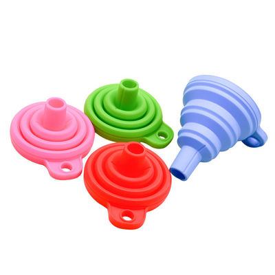 Funnel pieghevole in silicone, l'aggiunta perfetta alla vostra cucina per la distribuzione degli utensili