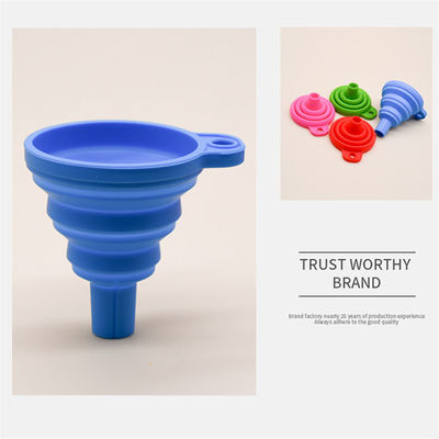 Funnel pieghevole in silicone, l'aggiunta perfetta alla vostra cucina per la distribuzione degli utensili