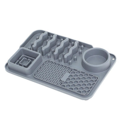 Matto da leccare in silicone per animali domestici per mangiare lentamente e allenamento anti-obesità