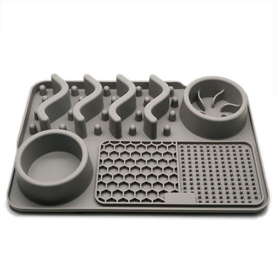 Matto da leccare in silicone per animali domestici per mangiare lentamente e allenamento anti-obesità