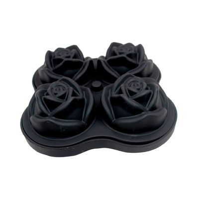 Fabbricante di palline di ghiaccio di silicone rosa facile rilascio Grande cubo di ghiaccio per vassoi per snack di cocktail