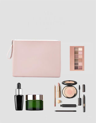 Sacchetto per trucco in silicone colorato personalizzato per cosmetici personalizzato e durevole
