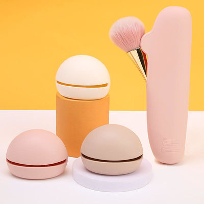 Scatola per portabicchiere per il trucco in silicone morbido per viaggi cosmetici