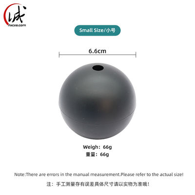 Logo personalizzato Acceptabile 2,5 pollici Silicone Ice Ball Maker per Whiskey Wine Cocktail