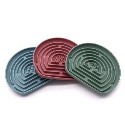 Logo personalizzato Acceptabile tappeto da leccare in silicone per cani per l'alimentazione e la digestione lenta 2024