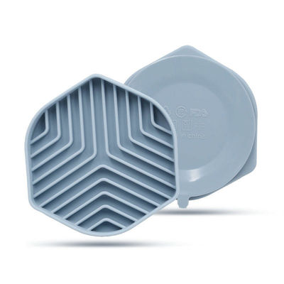 Pet Silicone Treat Dog Lick Mat Con Suczione Slow Feeder Bowl per Pet Stocked