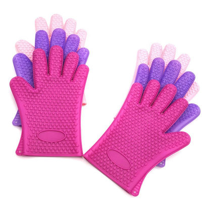 Logo Guanti da cucina in silicone resistenti al calore personalizzati per portapotti in cucina