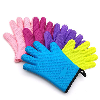 Logo Guanti da cucina in silicone resistenti al calore personalizzati per portapotti in cucina