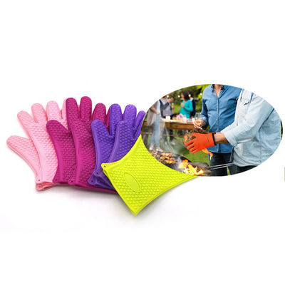 Logo Guanti da cucina in silicone resistenti al calore personalizzati per portapotti in cucina