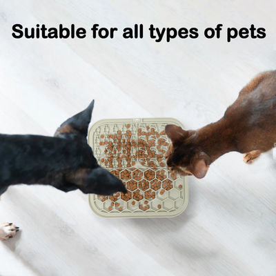 Matto da leccare in silicone per animali domestici con alimentatore lento per cani/gatti