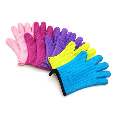 Logo Guanti da cucina in silicone resistenti al calore personalizzati per portapotti in cucina