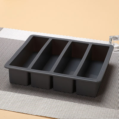 Molticolore 4 griglie Ice Cube Trays Stampi con materiale di silicone alimentare 17*14.3*3.6cm