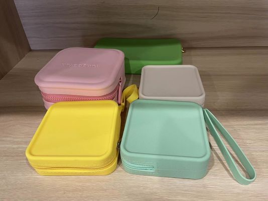 Gioielli e trucco sacchetto di deposito Customized silicone cosmetici scatola per gli accessori delle ragazze