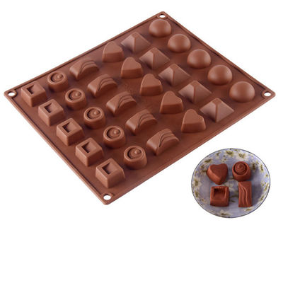 Molte forme di silicone perfetto per la fabbricazione di cioccolato personalizzato e moduli Jelly Bean