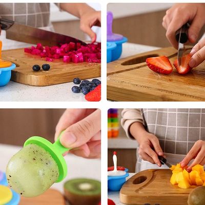 145g Riutilizzabile Silicone Ice Pop Maker con Stick Top Vendendo BPA Free Popsicle Mold