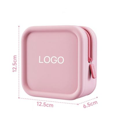 Logo personalizzato Moda borsa cosmetica in silicone per viaggi portatile e design porta spazzole