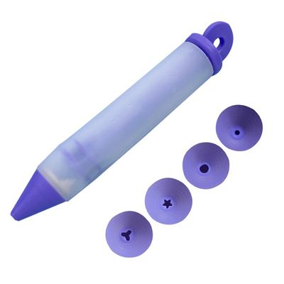 Decora senza sforzo torte e dolci con questa penna di silicone da 14,5*2,3 cm