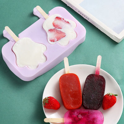 Disegno personalizzato senza BPA Gelato al silicio Fabbricazione di muffe con bastoncino