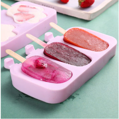 Disegno personalizzato senza BPA Gelato al silicio Fabbricazione di muffe con bastoncino