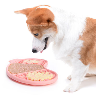 Giocattolo da puzzle personalizzato 3 in 1 per animali domestici per alleviare l' ansia Non scivoloso BPA Free Food Grade Lick Mat