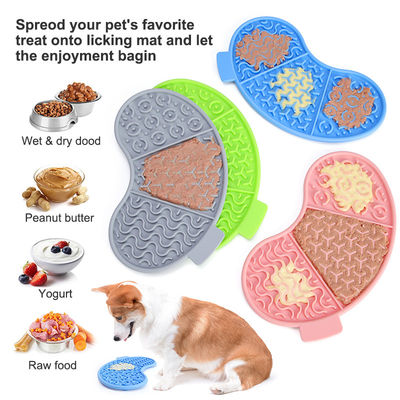 Giocattolo da puzzle personalizzato 3 in 1 per animali domestici per alleviare l' ansia Non scivoloso BPA Free Food Grade Lick Mat
