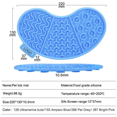 Giocattolo da puzzle personalizzato 3 in 1 per animali domestici per alleviare l' ansia Non scivoloso BPA Free Food Grade Lick Mat