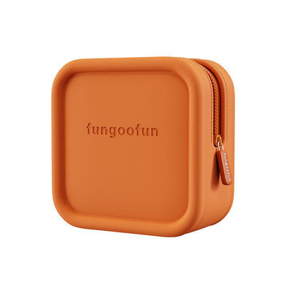 Borsa di trucco per pennello in silicone alla moda con stile di design moderno e logo personalizzato