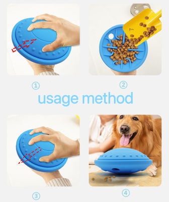 Interattivo Food Ball giocattolo Silicone durevole mastica palla per cani trattare Puzzle e allenamento