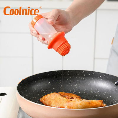 Strumenti convenienti Bottiglia di silicone e spazzola per olio per le necessità di cucina