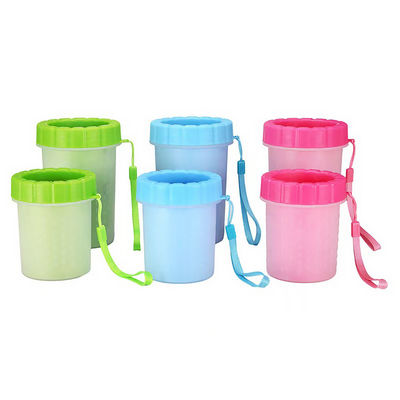 Spazzole di silicone per la pulizia all'ingrossobottiglia copribile per animali domestici Clebottom Coverfeet Cleaner