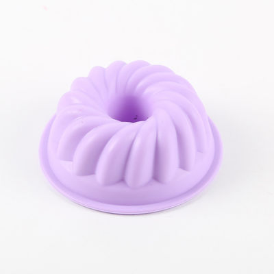 Stampi di pentole di ciambelle in silicone non appiccicoso ideali per la cottura e immagazzinati in varie forme