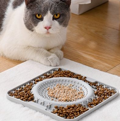 20 cm*20 cm alimentatore per animali da compagnia in silicone per cani e gatti