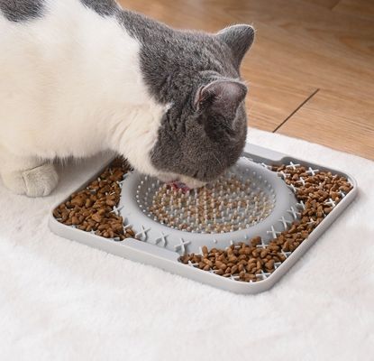 20 cm*20 cm alimentatore per animali da compagnia in silicone per cani e gatti