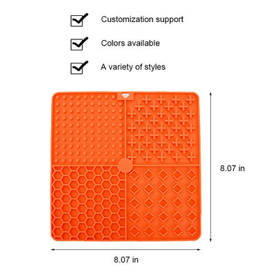 Pad per leccare gli animali da compagnia in silicone per cani
