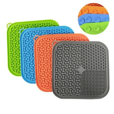 Pet Slow Feeder Silicone Lick Mat per gatti e cani Eco-friendly Custom Pet Bowl