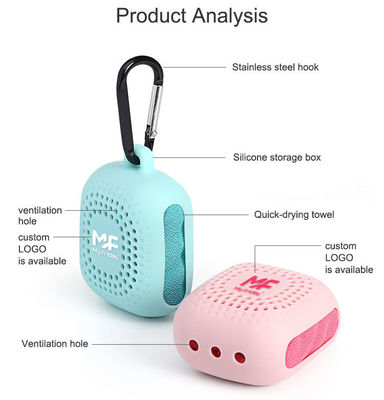 35 g di asciugamano veloce in silicone quadrato per una protezione ambientale eco-compatibile