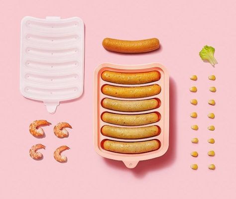 17.5*14cm Formica di salsiccia di silicone per bambini alimenti alimentari alimentari Formica per hot dog