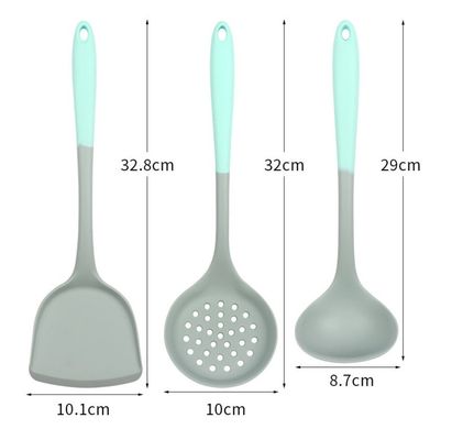 Apparecchi da cucina in silicone di qualità alimentare Set per utensili da cucina antiaderenti 670g Cucina domestica