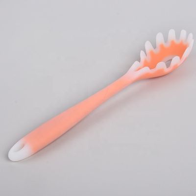 Cucchiaio di pasta in silicone portatile antiaderente per cucinare utensili da cucina ecologici